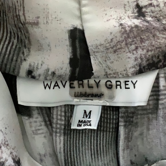 Waverly Grey polyester bow blouse - Picture 4 of 6